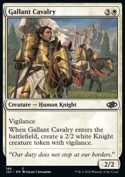 Gallant Cavalry⁣ - Jumpstart 2022⁣ (Common)⁣ [186]