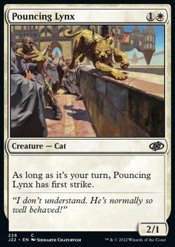 Pouncing Lynx⁣ - Jumpstart 2022⁣ (Common)⁣ [228]