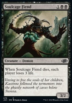 Soulcage Fiend⁣ - Jumpstart 2022⁣ (Common)⁣ [470]