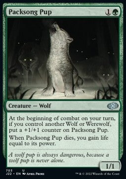 Packsong Pup⁣ - Jumpstart 2022⁣ (Uncommon)⁣ [703]