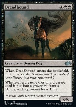 Dreadhound⁣ - Jumpstart 2022⁣ (Uncommon)⁣ [406]