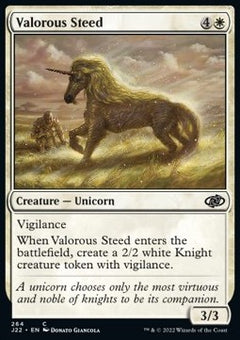 Valorous Steed⁣ - Jumpstart 2022⁣ (Common)⁣ [264]