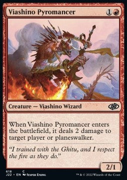 Viashino Pyromancer⁣ - Jumpstart 2022⁣ (Common)⁣ [618]