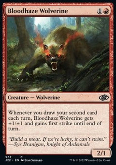 Bloodhaze Wolverine⁣ - Jumpstart 2022⁣ (Common)⁣ [502]
