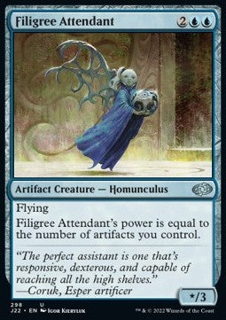 Filigree Attendant⁣ - Jumpstart 2022⁣ (Uncommon)⁣ [298]