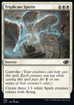 Triplicate Spirits⁣ - Jumpstart 2022⁣ (Common)⁣ [258]