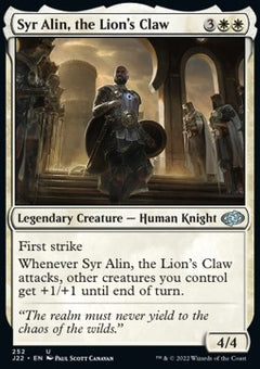 Syr Alin, the Lion's Claw⁣ - Jumpstart 2022⁣ (Uncommon)⁣ [252]