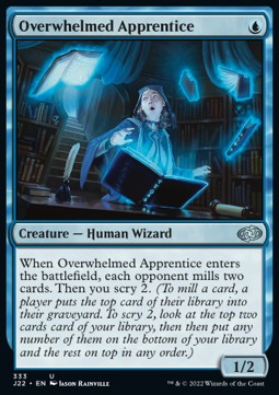 Overwhelmed Apprentice⁣ - Jumpstart 2022⁣ (Uncommon)⁣ [333]