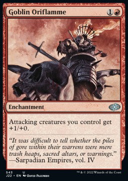 Goblin Oriflamme⁣ - Jumpstart 2022⁣ (Uncommon)⁣ [543]