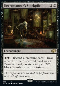 Necromancer's Stockpile⁣ - Jumpstart 2022⁣ (Rare)⁣ [446]