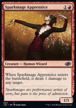 Sparkmage Apprentice⁣ - Jumpstart 2022⁣ (Common)⁣ [603]