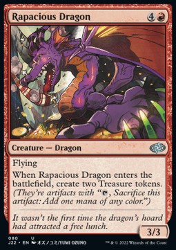 Rapacious Dragon⁣ - Jumpstart 2022⁣ (Uncommon)⁣ [80]