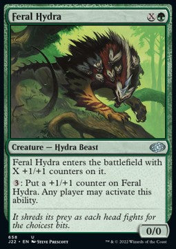 Feral Hydra⁣ - Jumpstart 2022⁣ (Uncommon)⁣ [658]