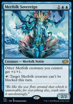 Merfolk Sovereign⁣ - Jumpstart 2022⁣ (Rare)⁣ [321]