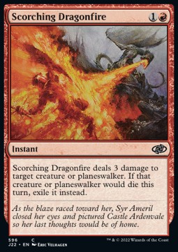 Scorching Dragonfire⁣ - Jumpstart 2022⁣ (Common)⁣ [596]