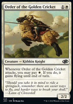 Order of the Golden Cricket⁣ - Jumpstart 2022⁣ (Common)⁣ [223]