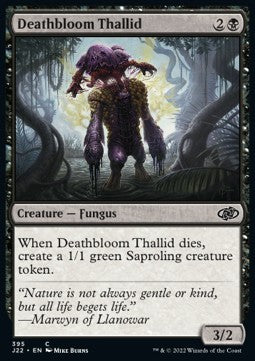 Deathbloom Thallid⁣ - Jumpstart 2022⁣ (Common)⁣ [395]
