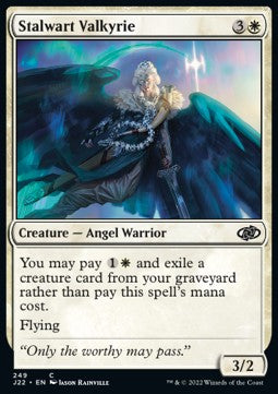 Stalwart Valkyrie⁣ - Jumpstart 2022⁣ (Common)⁣ [249]