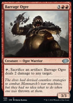 Barrage Ogre⁣ - Jumpstart 2022⁣ (Uncommon)⁣ [496]