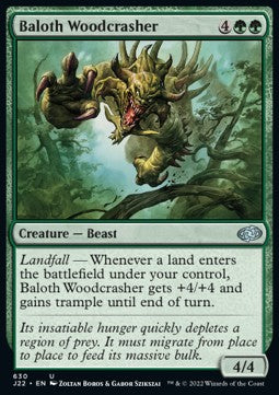 Baloth Woodcrasher⁣ - Jumpstart 2022⁣ (Uncommon)⁣ [630]