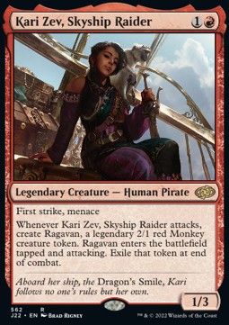 Kari Zev, Skyship Raider⁣ - Jumpstart 2022⁣ (Rare)⁣ [562]