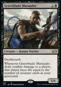 Graveblade Marauder⁣ - Jumpstart 2022⁣ (Rare)⁣ [422]