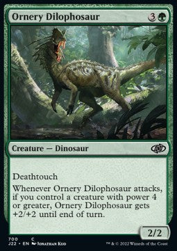 Ornery Dilophosaur⁣ - Jumpstart 2022⁣ (Common)⁣ [700]
