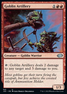 Goblin Artillery⁣ - Jumpstart 2022⁣ (Uncommon)⁣ [541]