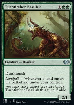 Turntimber Basilisk⁣ - Jumpstart 2022⁣ (Uncommon)⁣ [736]