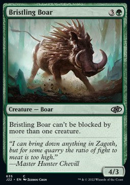 Bristling Boar⁣ - Jumpstart 2022⁣ (Common)⁣ [635]