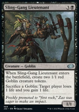 Sling-Gang Lieutenant⁣ - Jumpstart 2022⁣ (Uncommon)⁣ [469]