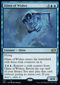 Djinn of Wishes⁣ - Jumpstart 2022⁣ (Rare)⁣ [287]