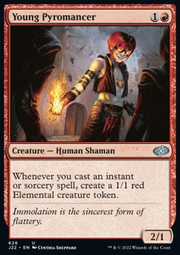 Young Pyromancer⁣ - Jumpstart 2022⁣ (Uncommon)⁣ [626]