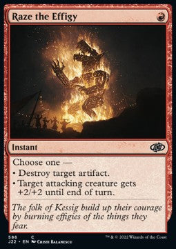 Raze the Effigy⁣ - Jumpstart 2022⁣ (Common)⁣ [586]