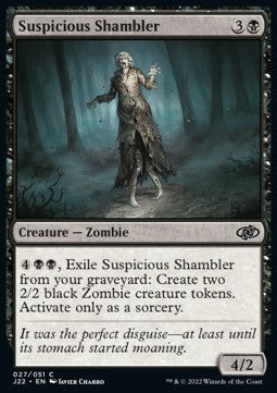 Suspicious Shambler⁣ - Jumpstart 2022⁣ (Common)⁣ [27]