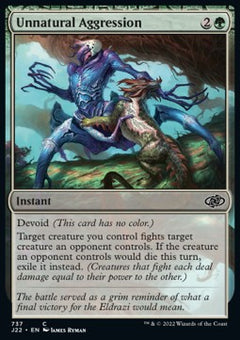 Unnatural Aggression⁣ - Jumpstart 2022⁣ (Common)⁣ [737]