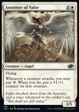 Anointer of Valor⁣ - Jumpstart 2022⁣ (Common)⁣ [148]