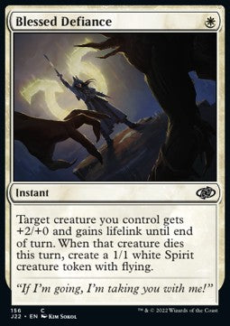 Blessed Defiance⁣ - Jumpstart 2022⁣ (Common)⁣ [156]