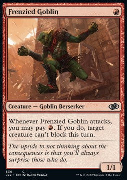Frenzied Goblin⁣ - Jumpstart 2022⁣ (Common)⁣ [536]