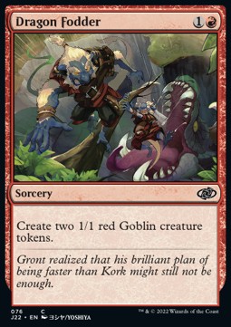 Dragon Fodder (V.1)⁣ - Jumpstart 2022⁣ (Common)⁣ [76]