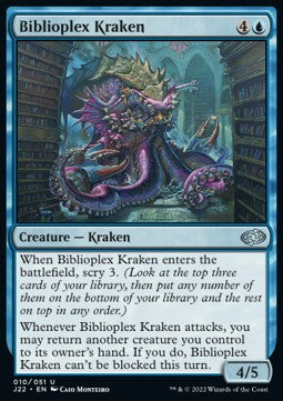Biblioplex Kraken⁣ - Jumpstart 2022⁣ (Uncommon)⁣ [10]