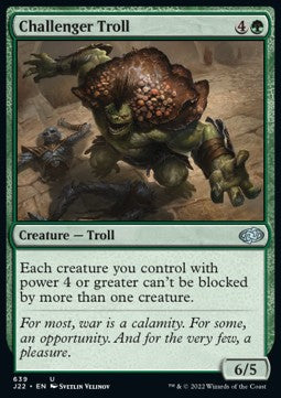 Challenger Troll⁣ - Jumpstart 2022⁣ (Uncommon)⁣ [639]