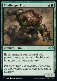 Challenger Troll⁣ - Jumpstart 2022⁣ (Uncommon)⁣ [639]