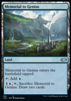 Memorial to Genius⁣ - Jumpstart 2022⁣ (Uncommon)⁣ [815]