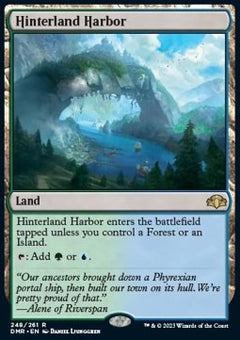 Hinterland Harbor⁣ - Dominaria Remastered⁣ (Rare)⁣ [248]
