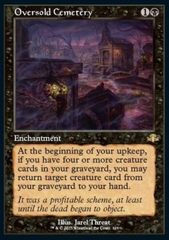 Oversold Cemetery (V.1)⁣ - Dominaria Remastered: Extras⁣ (Rare)⁣ [309]