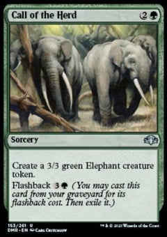 Call of the Herd⁣ - Dominaria Remastered⁣ (Uncommon)⁣ [153]