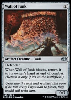 Wall of Junk⁣ - Dominaria Remastered⁣ (Uncommon)⁣ [240]