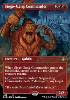 Siege-Gang Commander (V.2)⁣ - Dominaria Remastered: Extras⁣ (Rare)⁣ [436]