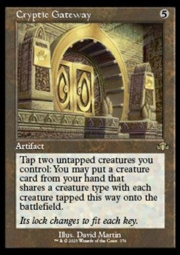 Cryptic Gateway⁣ - Dominaria Remastered: Extras⁣ (Rare)⁣ [376]